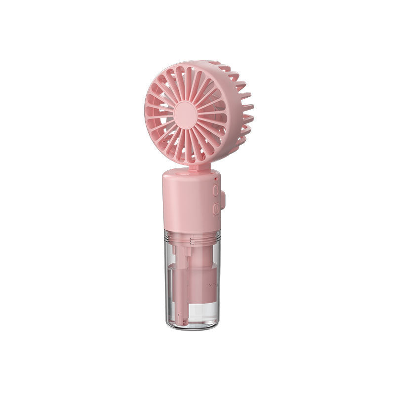 Portable Handheld Spray Fan 4-Speed Water Mist Summer Cooling