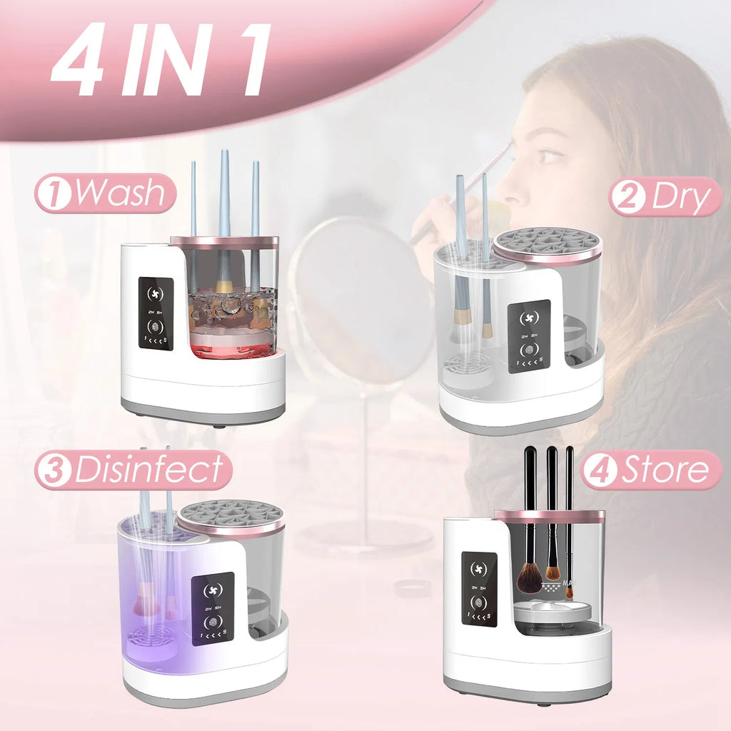 4-in-1 Electric Makeup Brush Cleaner & Dryer