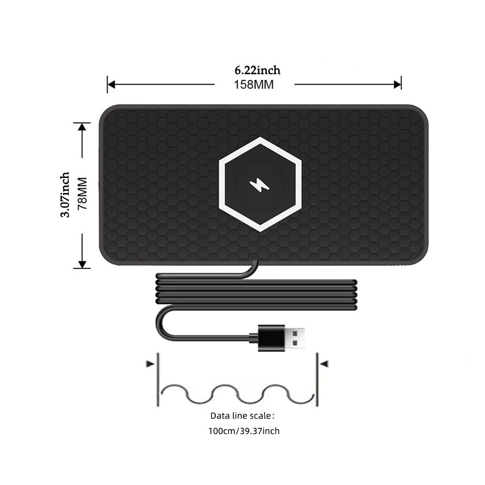 15W Fast Wireless Car Charging Pad