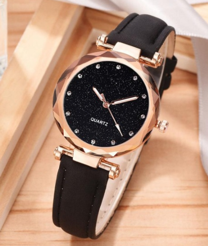 Star Frosted Belt Watch