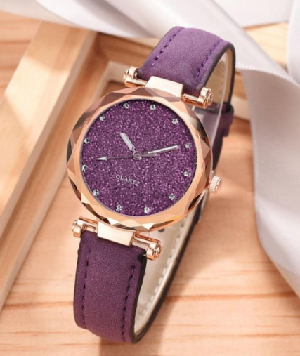 Star Frosted Belt Watch