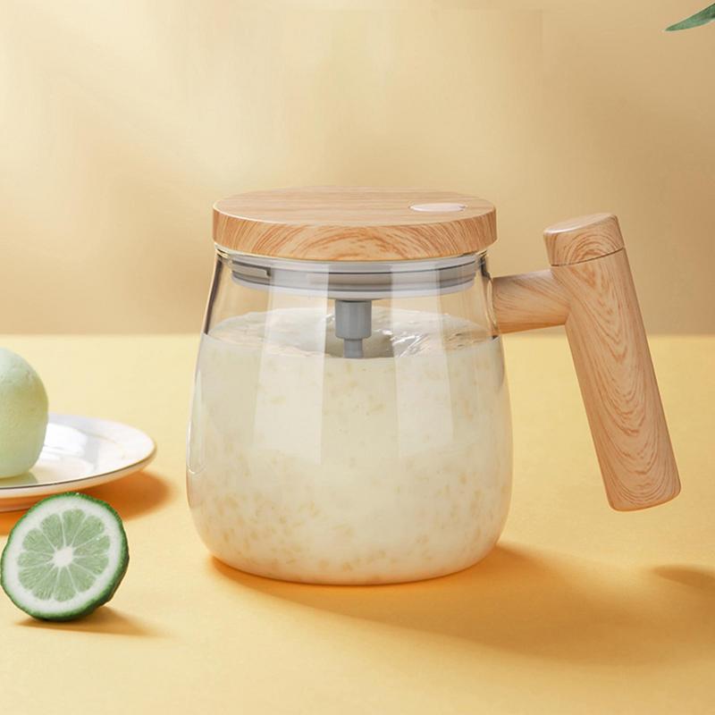 400ML Self Stirring Coffee Mug Electric Mixing Glass CupHigh
