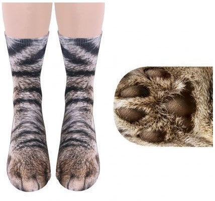 3D Animal Paw Socks Cute Cat Claws Unisex Long