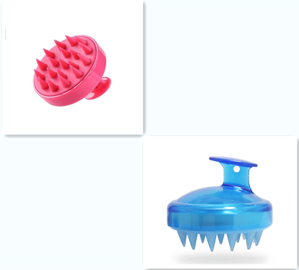 Silicone Shampoo Brush Massage Scalp Hair