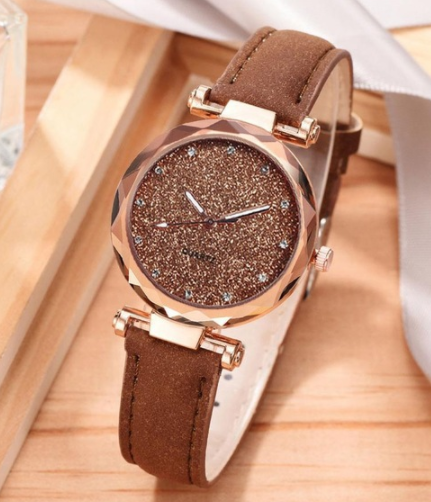 Star Frosted Belt Watch