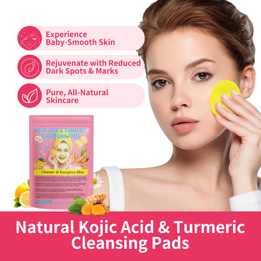 Turmeric Cleansing Pad Compressed Kojic Acid