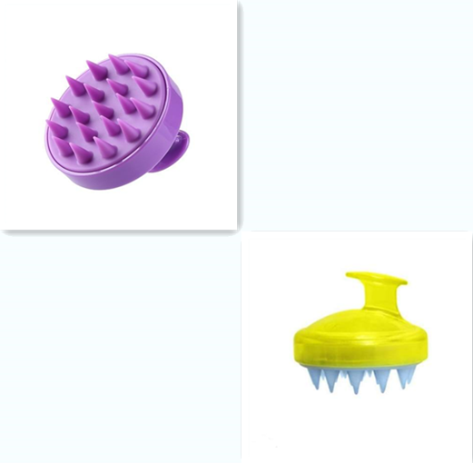 Silicone Shampoo Brush Massage Scalp Hair