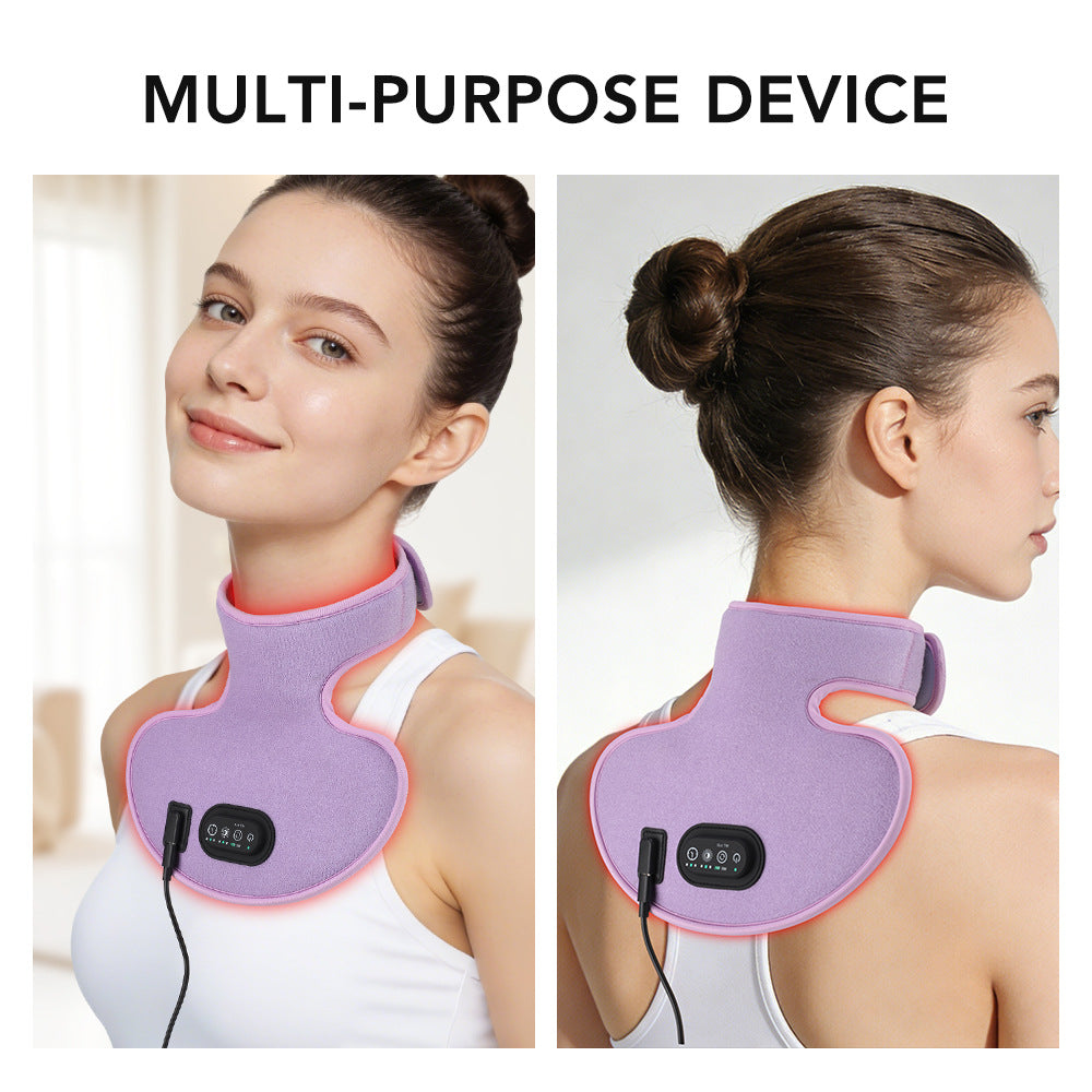 72-LED Red Light Therapy Neck & Chest Massager