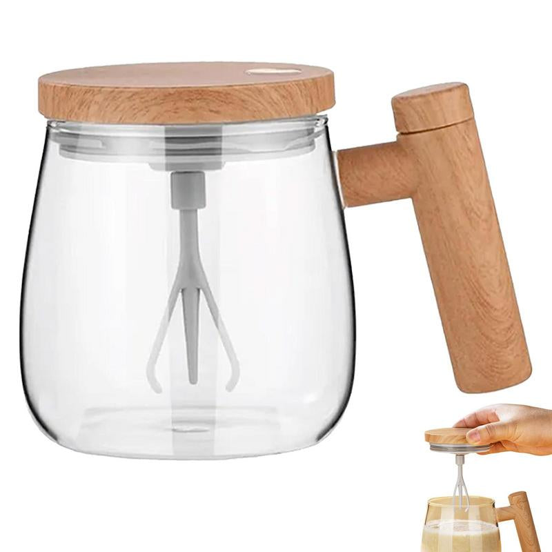 400ML Self Stirring Coffee Mug Electric Mixing Glass CupHigh