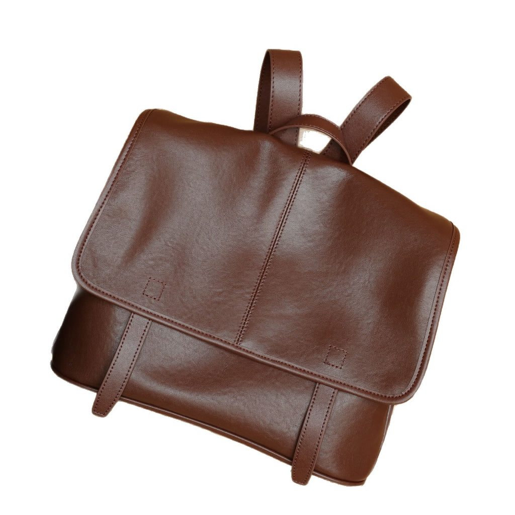 Vintage Genuine Leather Backpack for Women