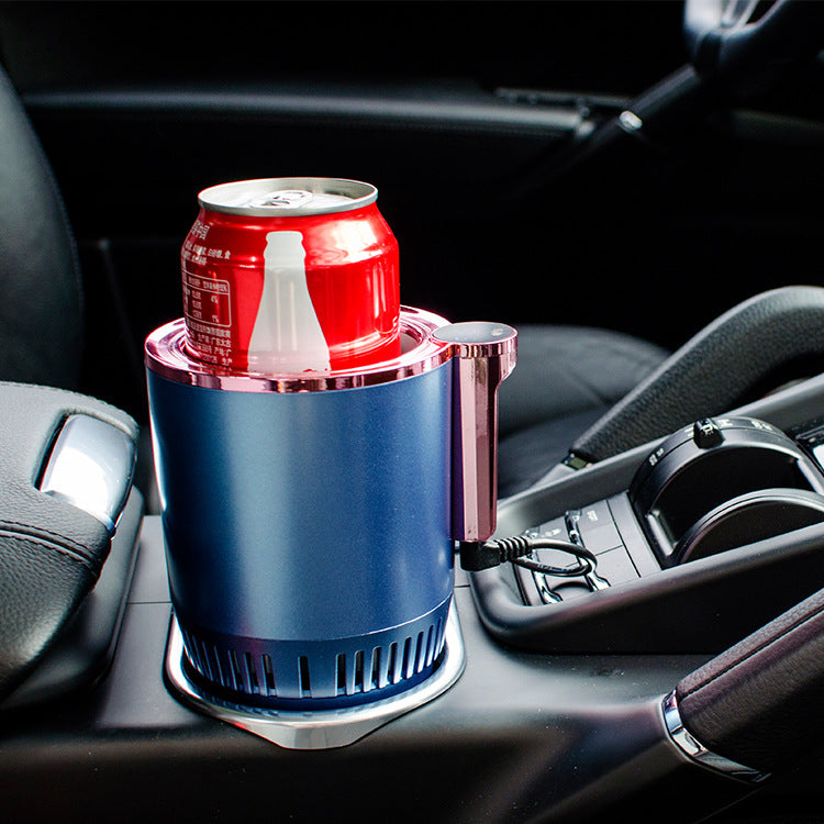 2 In1 Car Heating Cooling Cup 12V Smart Holder Digital