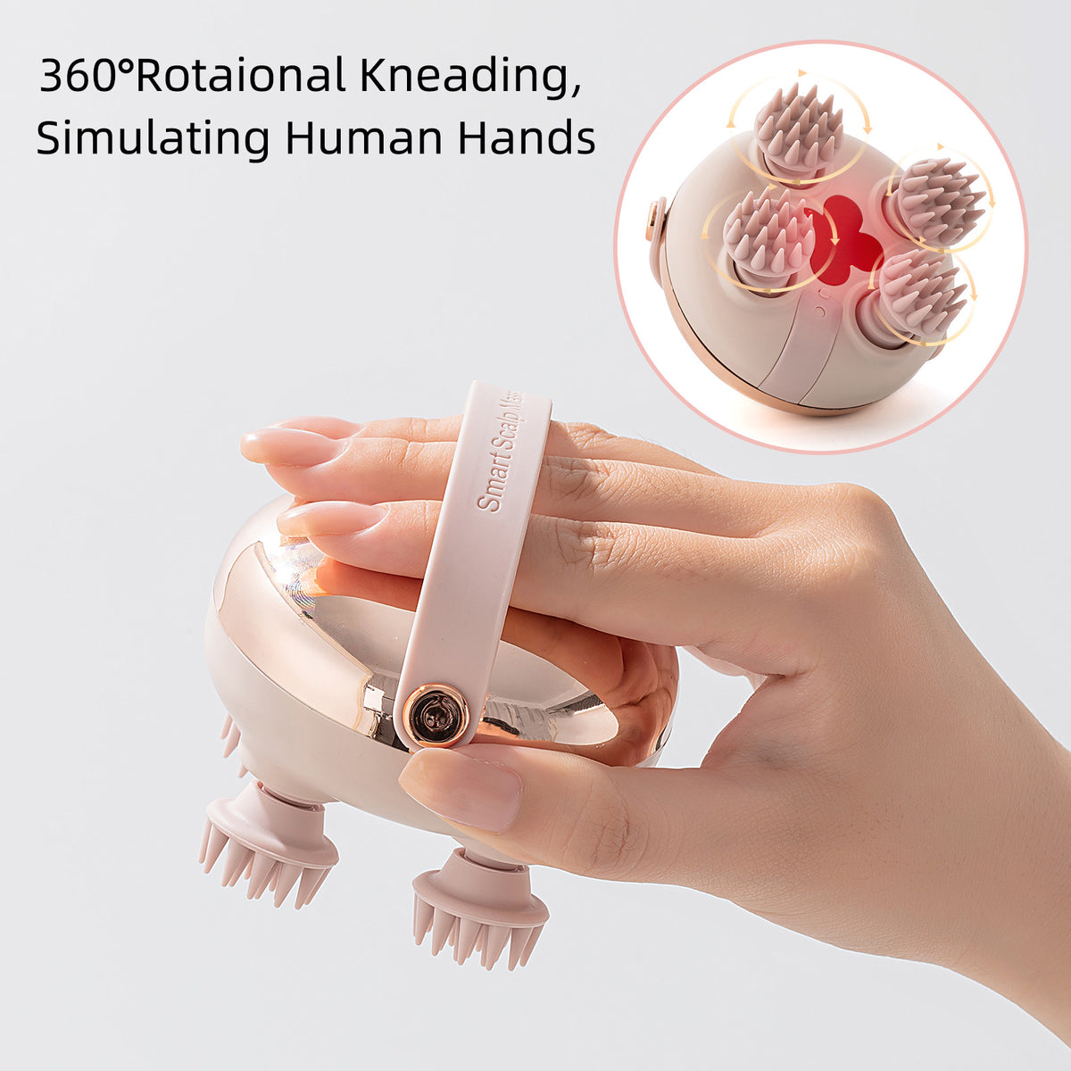 Red Light Scalp & Head Massager — Portable Stress Relief