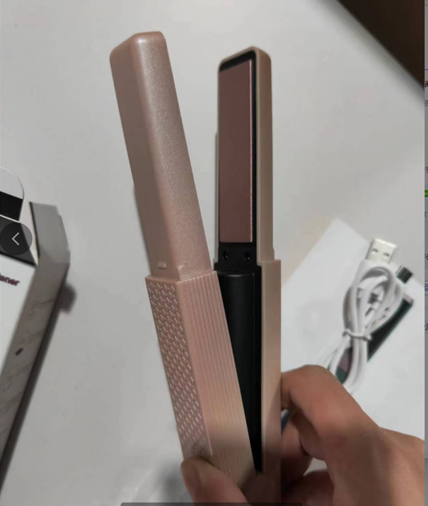 Hair Straightener Cordless Usb Mini Ceramics Curler 3 Constant