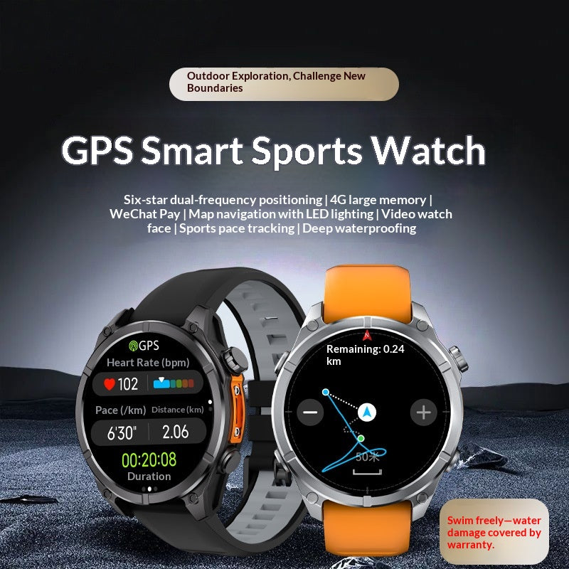 GPS Smart Sports Watch with AMOLED Touchscreen