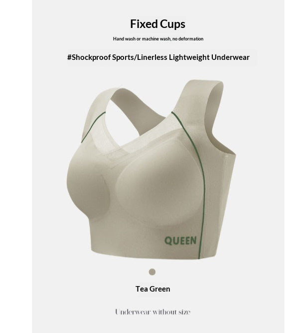 Seamless Wireless High-Support Sports Bra
