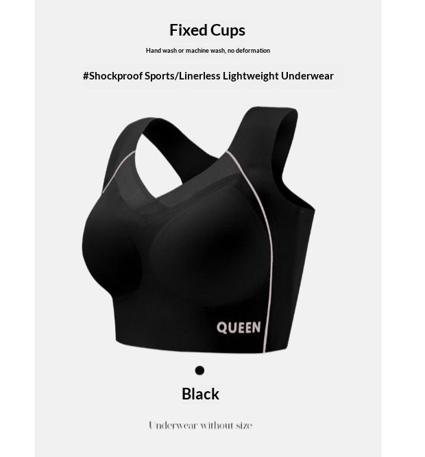 Seamless Wireless High-Support Sports Bra