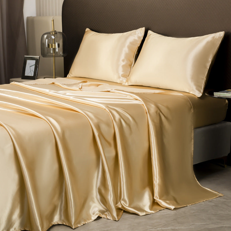 Fitted Sheet And Bed Pillowcase Four-piece