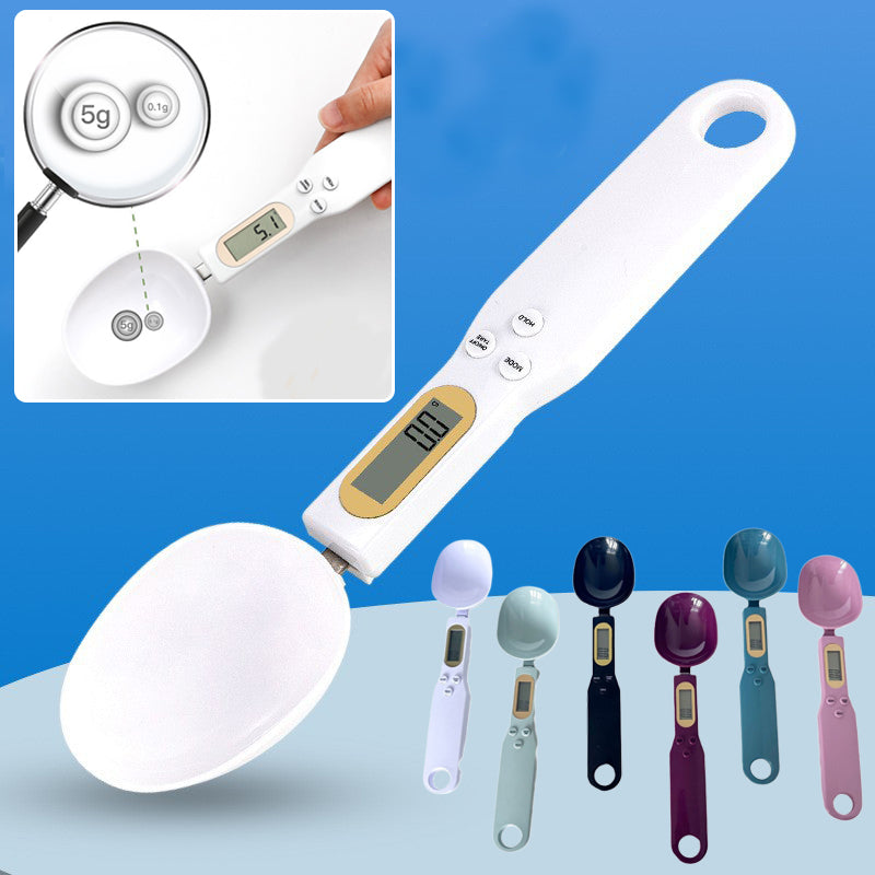 Kitchen Scale Measuring Spoon Compact Food Weighing For Dry
