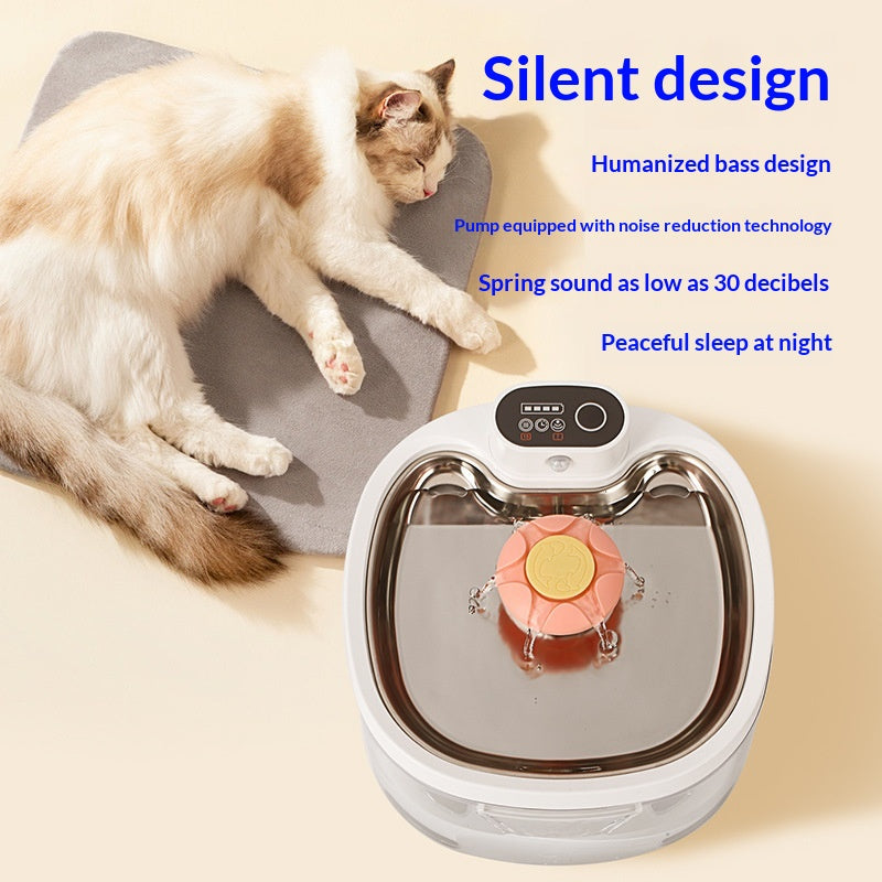 Flower Pet Water Fountain with Filter