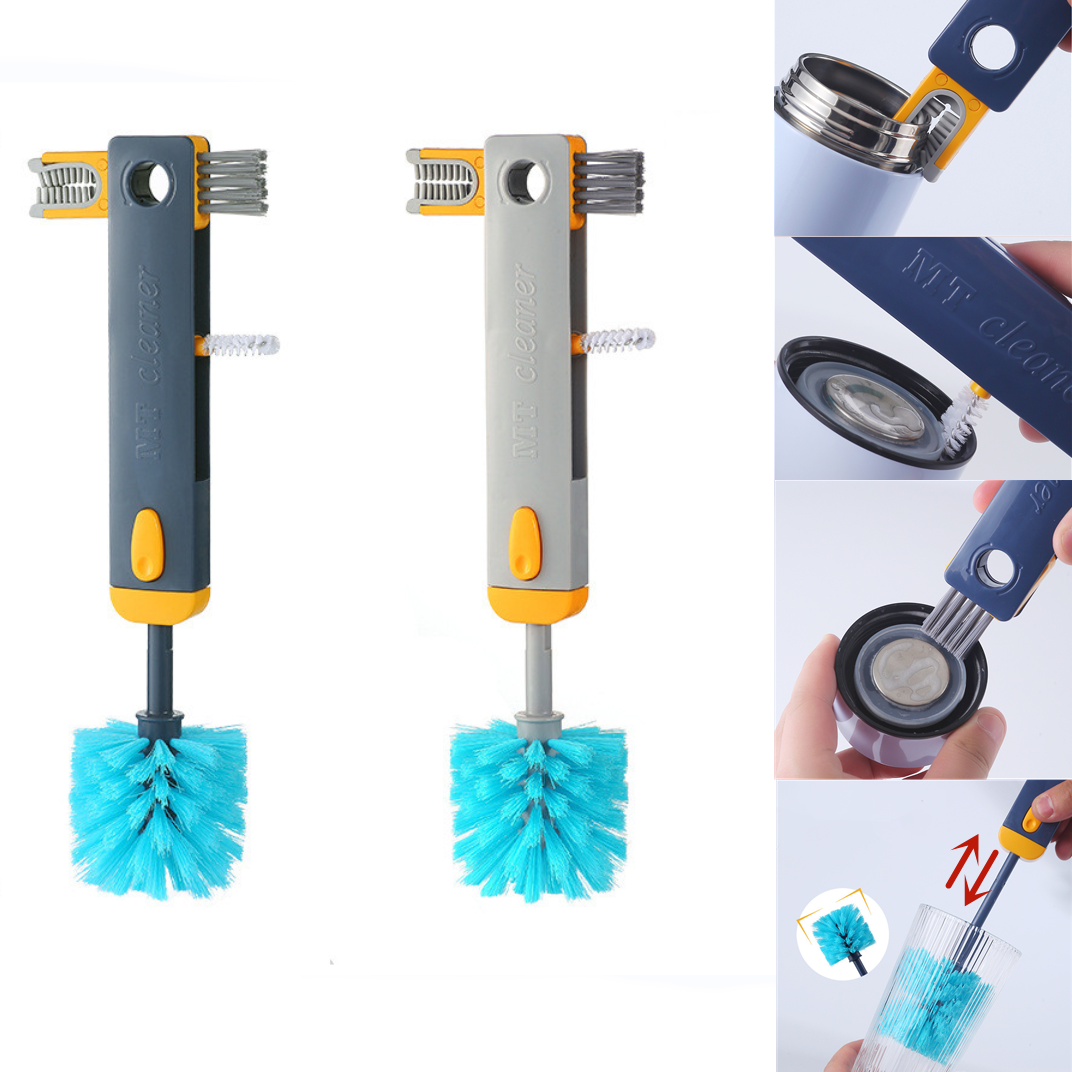 4 In 1 Bottle Gap Cleaner Brush Multifunctional Cup Cleaning