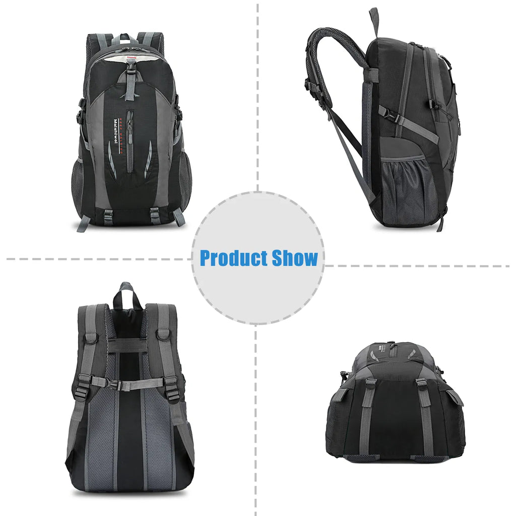 36L Waterproof Outdoor Backpack - Lightweight Travel Daypack