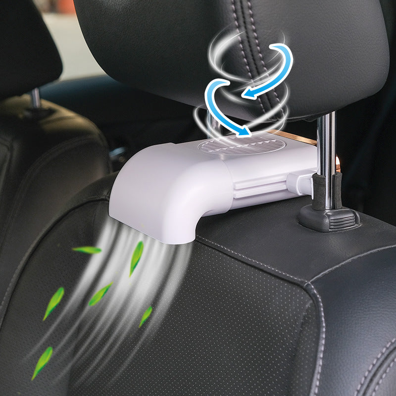 Car Fan Magnetic Cooler Silent Wireless Charging USB 3Speed