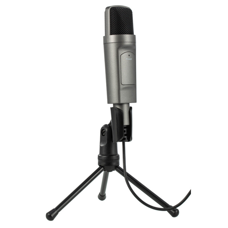 USB Condenser Microphone Computer Desktop Live Recording Wired