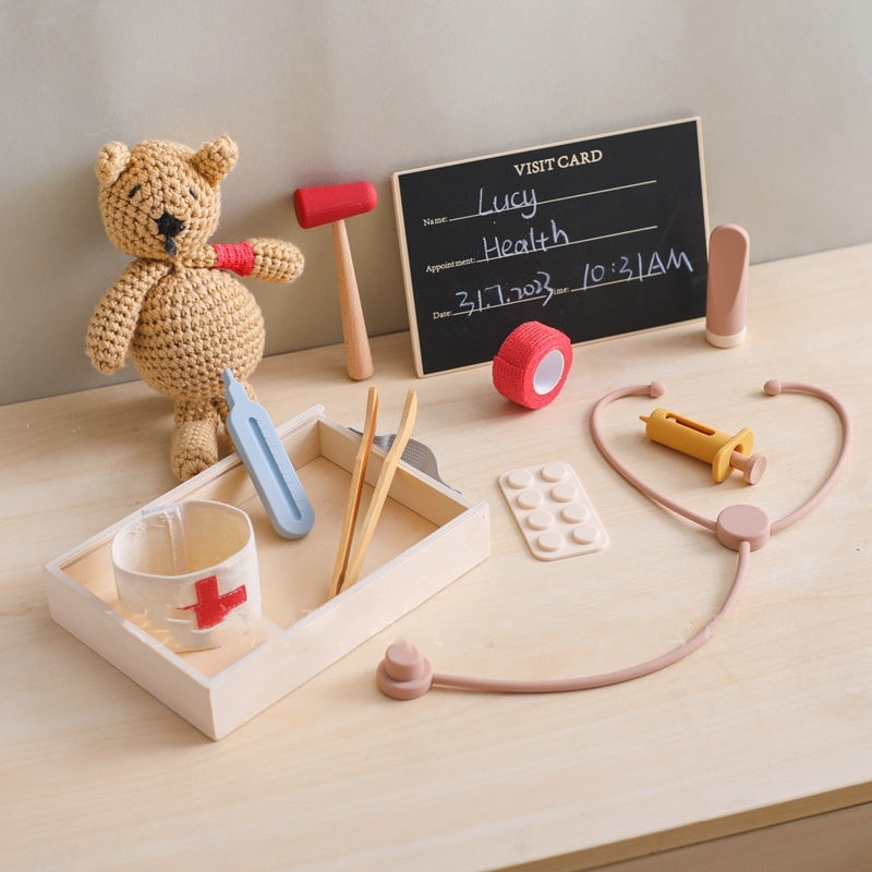 Children Play House Little Doctor Toy Stethoscope Educational