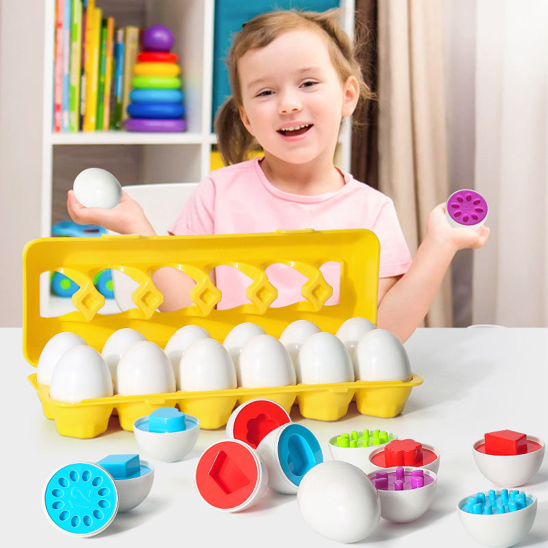Baby Learning Educational Toy Smart Egg Games Shape Matching