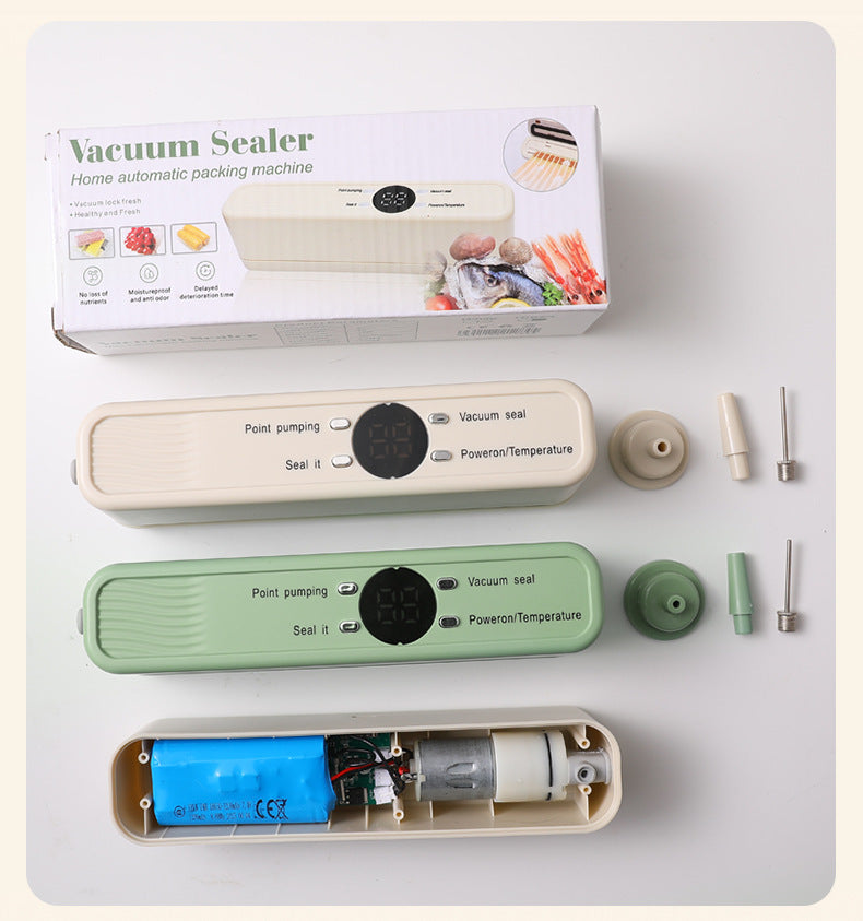 Mini Rechargeable Vacuum Sealer – Cordless Food Saver
