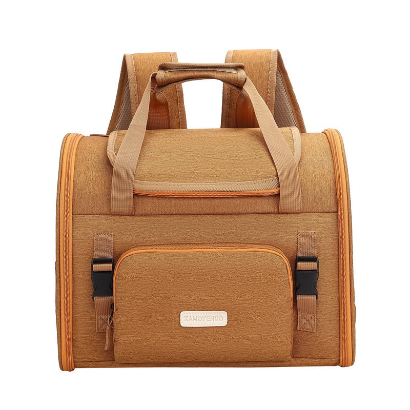 Breathable Pet Carrier Backpack - Large Cat & Dog Travel Bag