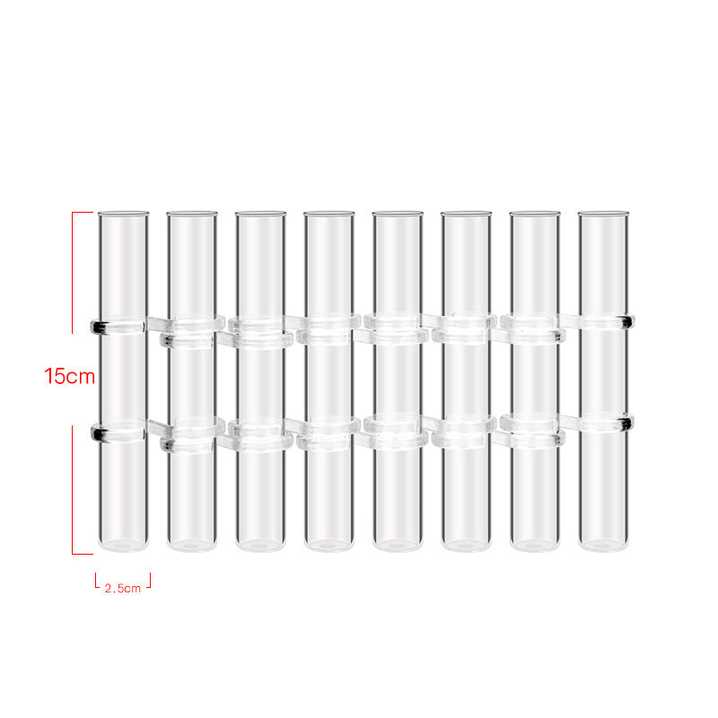 Test Tube Clear Glass Vase For Plant Bottle Flower Pot
