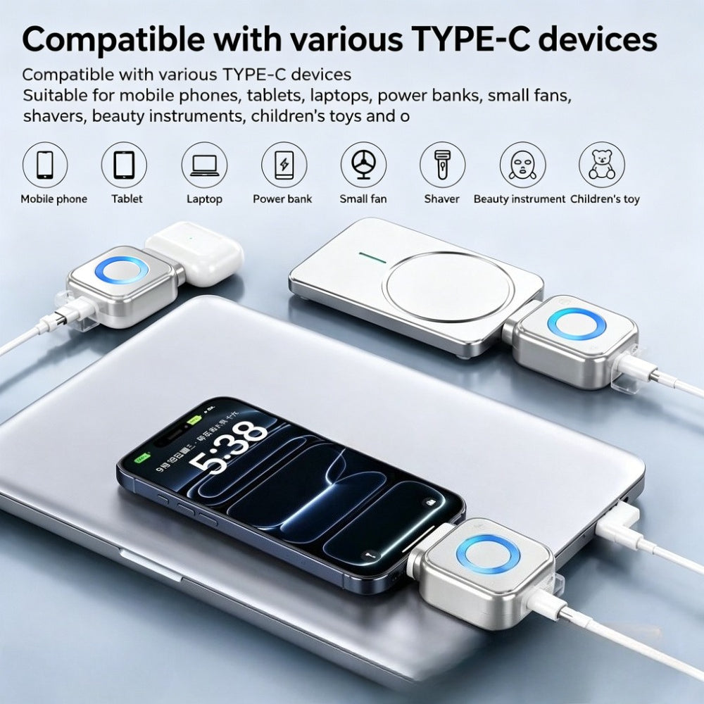 140W USB-C Smart Auto Shut-Off Charging Protector