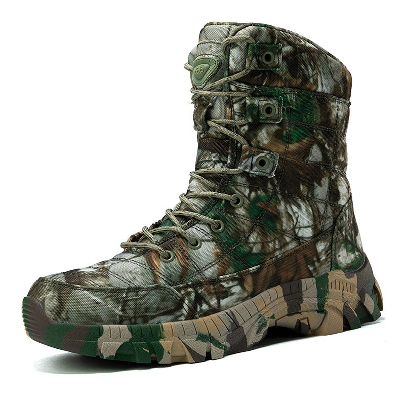 Men's Waterproof High-Top Hiking Boots
