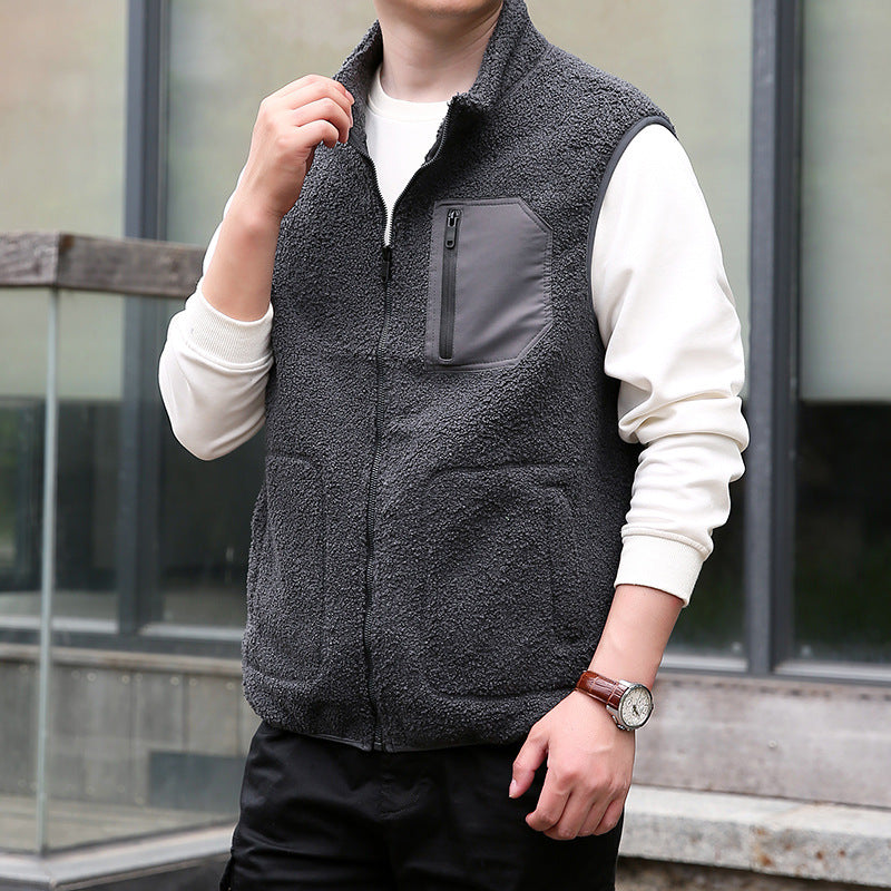 Men's Fleece-Lined Warm Casual Vest