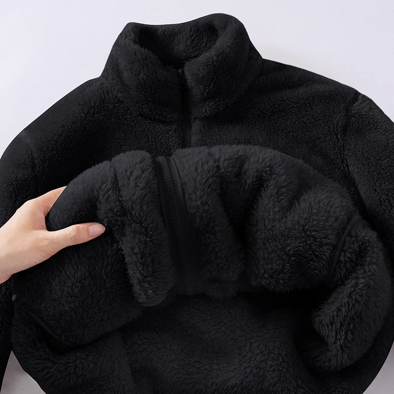 Women's Fleece-Lined Zip-Up Softshell Jacket