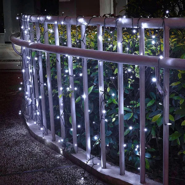 Solar Fairy String Lights 12m 100 LED – 8 Modes, Waterproof