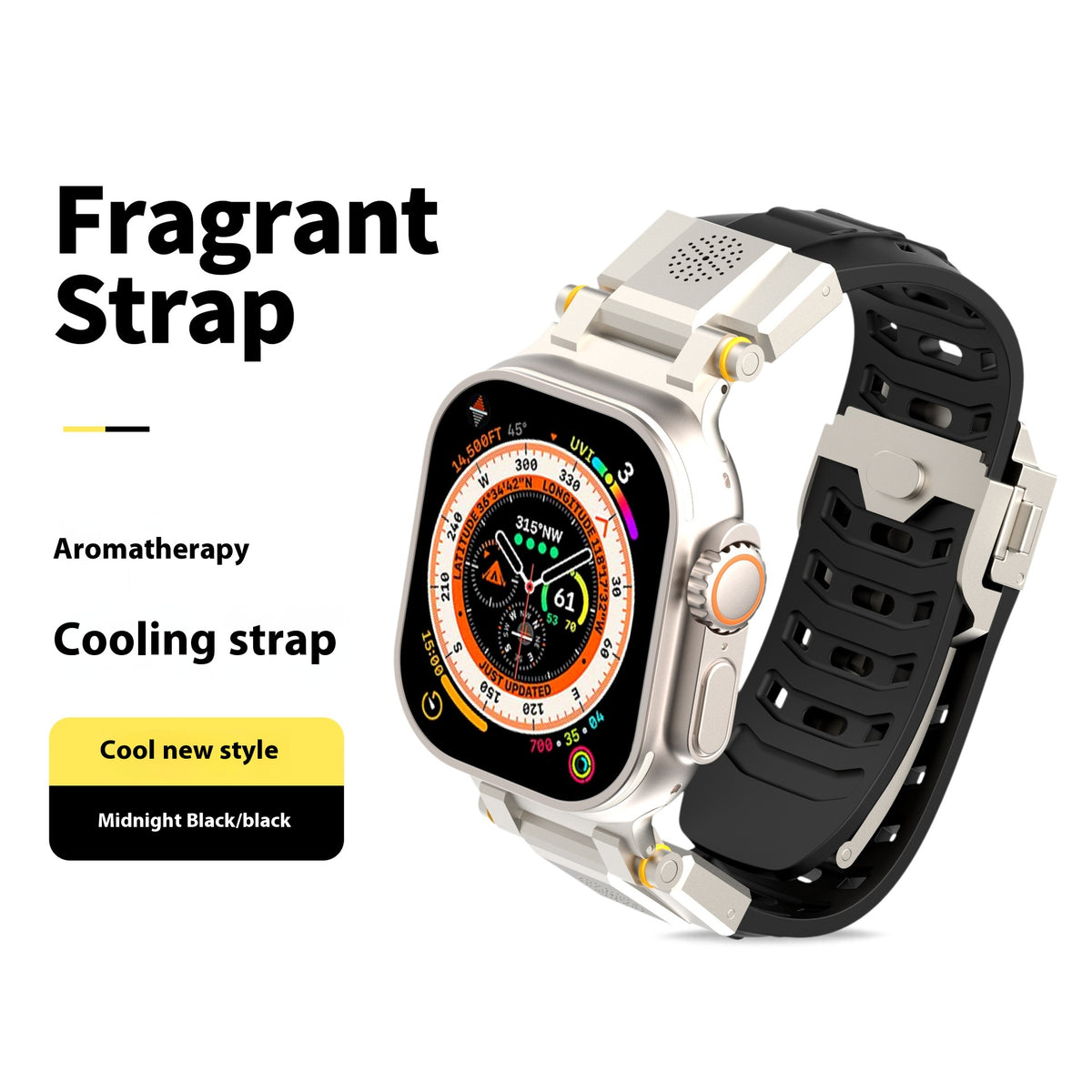 Metal Comes With Aromatherapy Watch Band