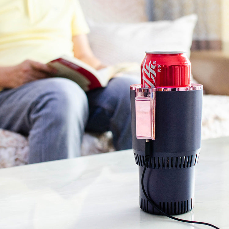 2 In1 Car Heating Cooling Cup 12V Smart Holder Digital