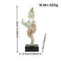 Modern Resin Face Sculpture Decor Figurine