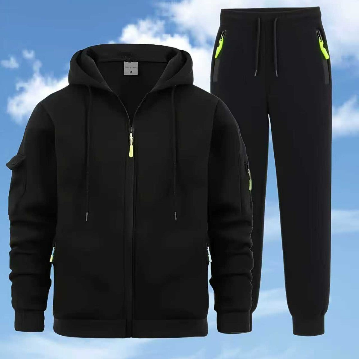 Men's Zip Hoodie & Jogger Tracksuit Set