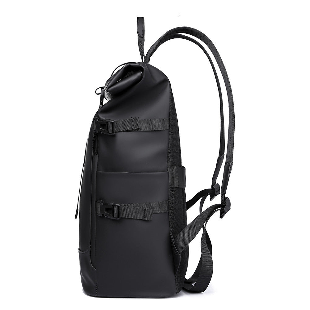 Roll-Top Waterproof Travel Backpack