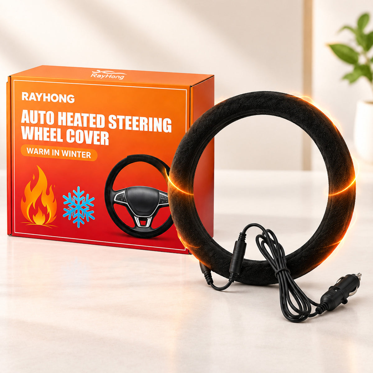 Universal Heated Steering Wheel Cover