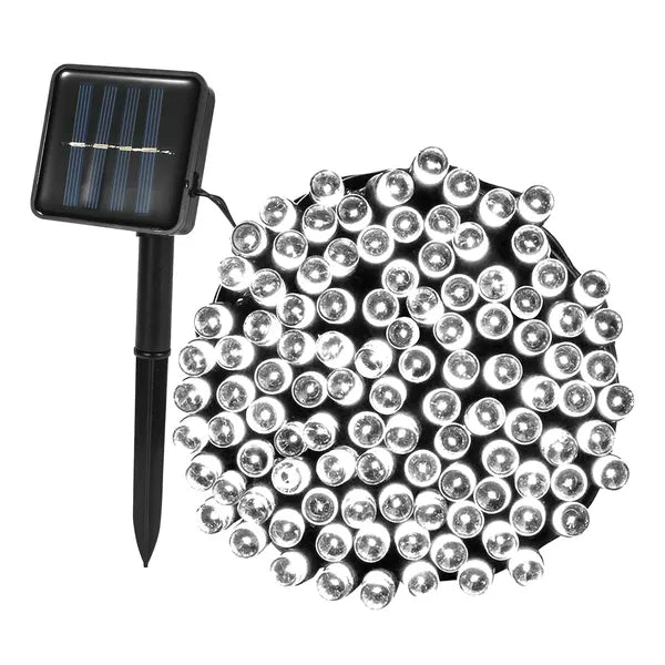 Solar Fairy String Lights 12m 100 LED – 8 Modes, Waterproof