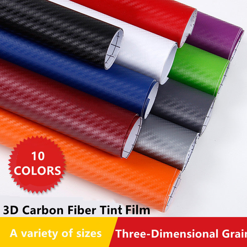 3D Carbon Fiber Vinyl Wrap Film for Cars