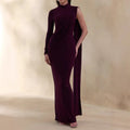 Elegant Asymmetric Sleeveless Sheath Dress