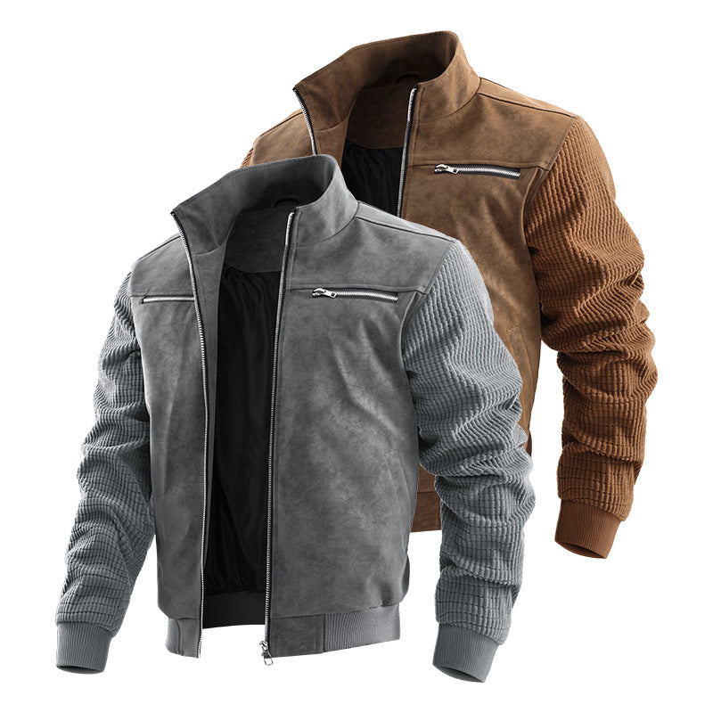 Men's Multi-Pocket Utility Work Jacket