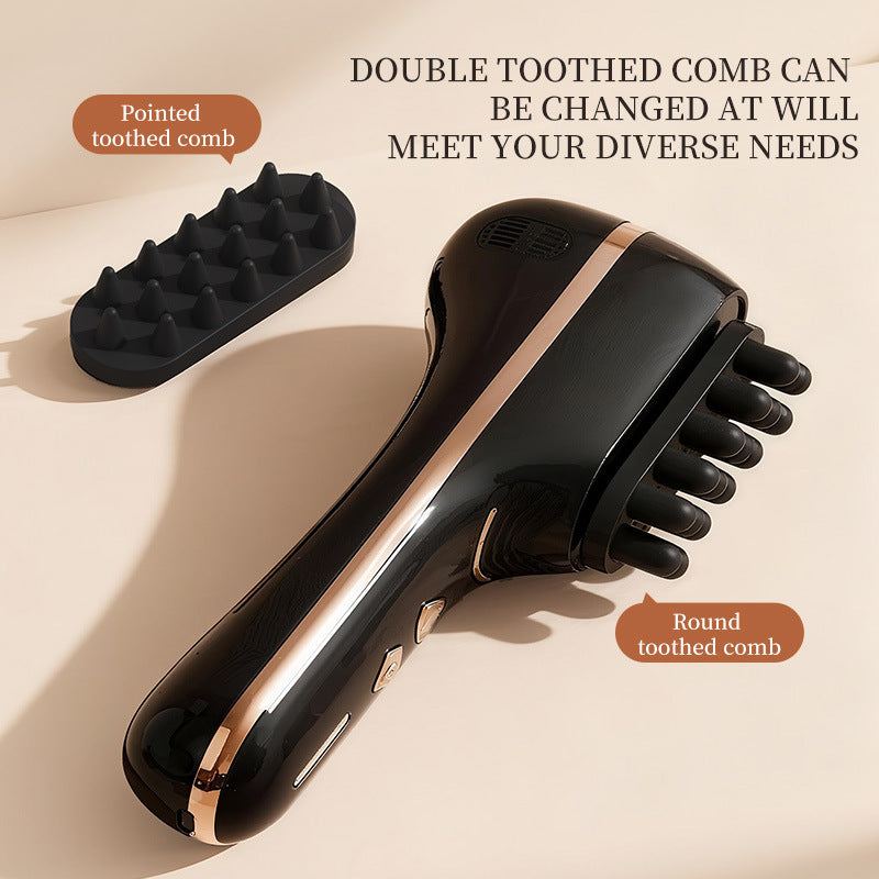2-in-1 Cordless Hair Straightener & Scalp Massage Comb