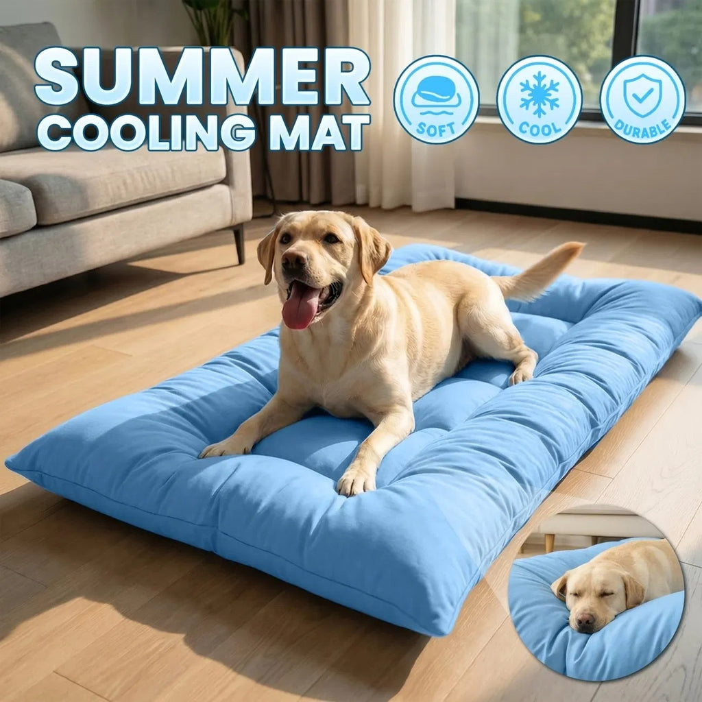 Extra-Large Cooling Dog Sofa Bed with Non-Slip Base
