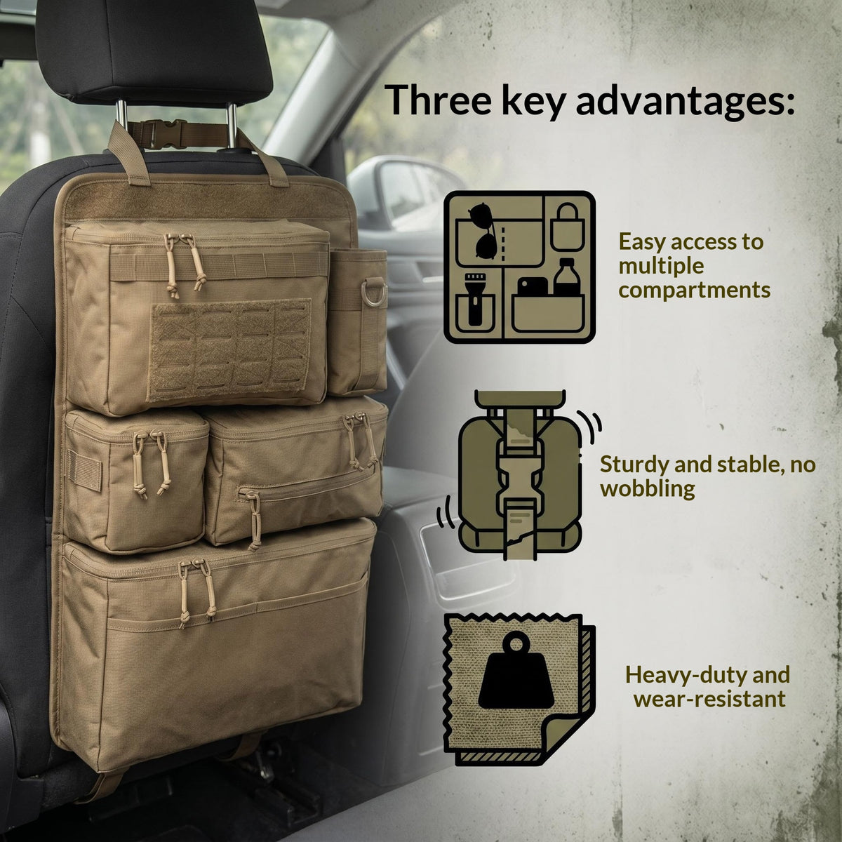 Multi-Pocket Hanging Storage Organizer Bag
